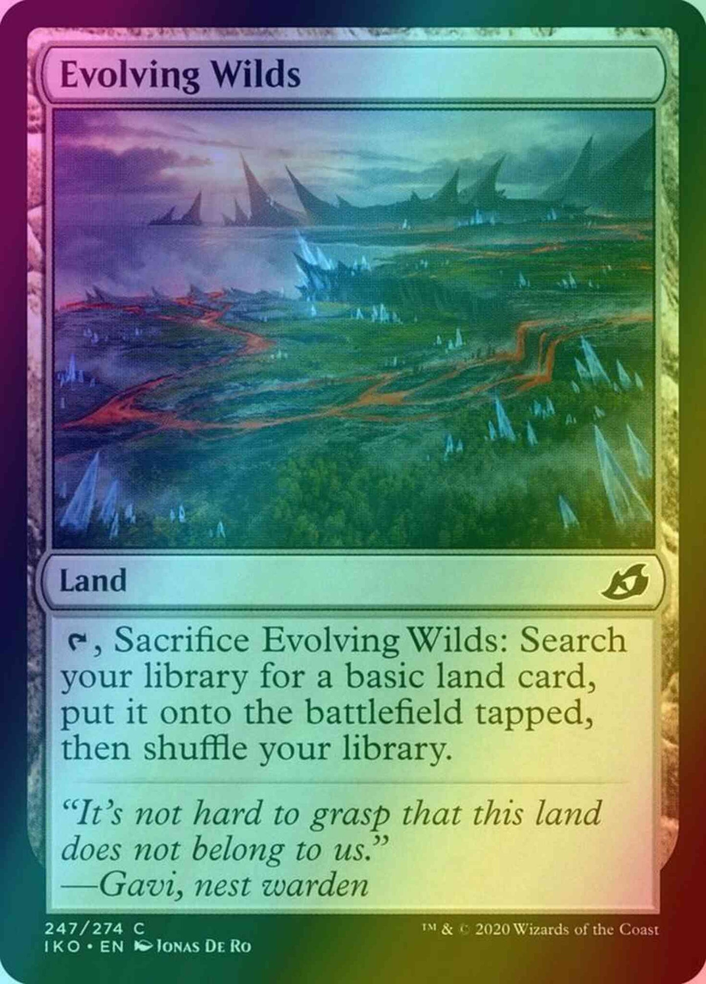 Evolving Wilds [247] [Ikoria: Lair of Behemoths] [Foil]