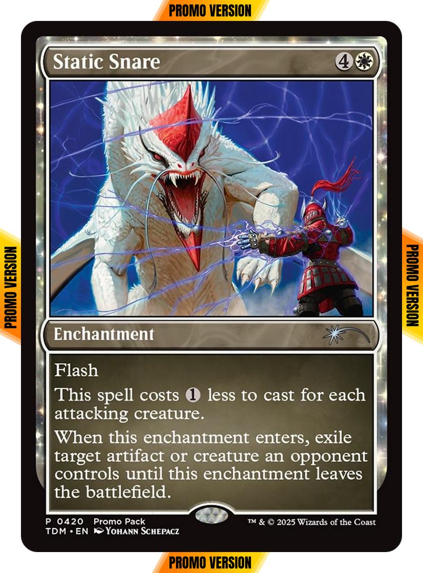 Static Snare [420] [Dark Frame Promo Pack] [Tarkir: Dragonstorm] [Non-Foil]