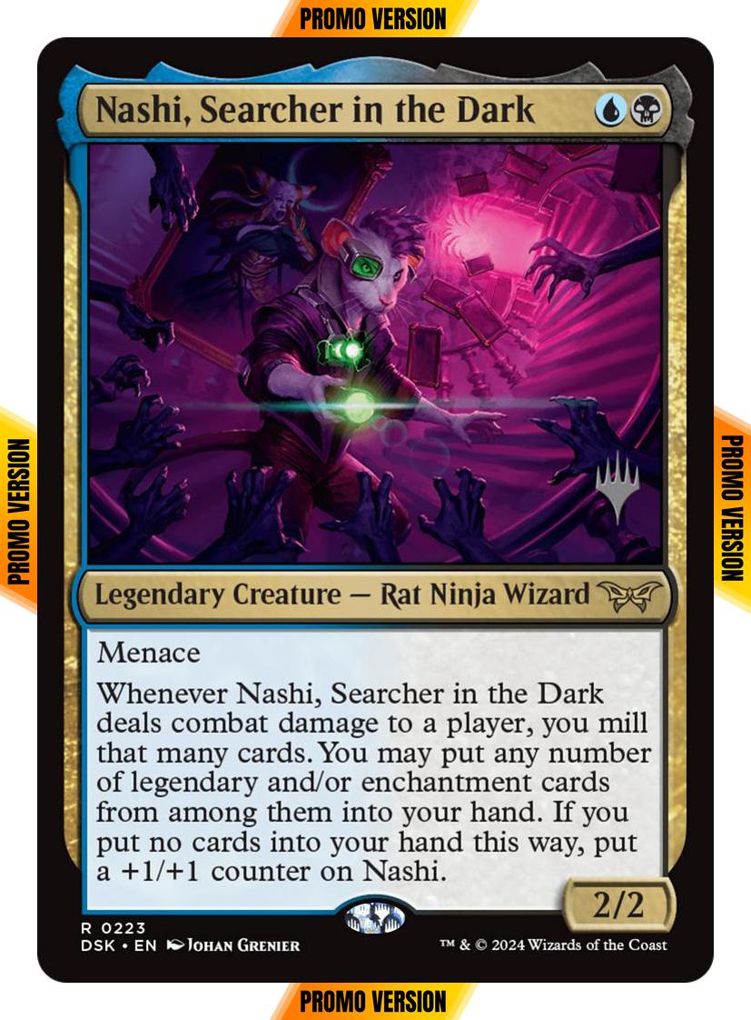 Nashi, Searcher in the Dark [223p] [Promo Pack] [Duskmourn: House of Horror: Promos] [Non-Foil]