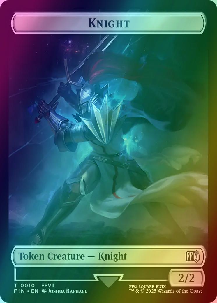 Hero Token (02) // Knight Token (10) [FINAL FANTASY: Tokens] [Foil]
