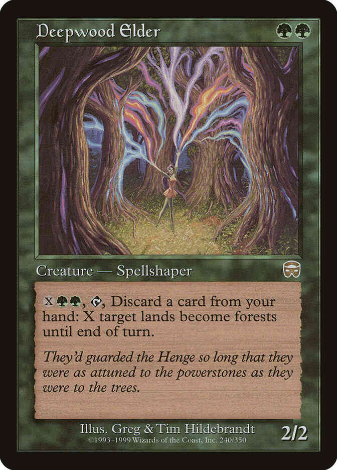 Deepwood Elder [240] [Mercadian Masques] [Non-Foil]