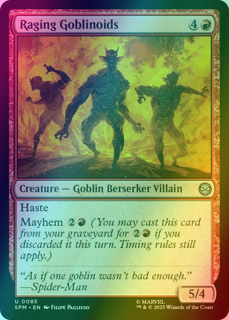 Raging Goblinoids [85] [Marvel's Spider-Man] [Foil]