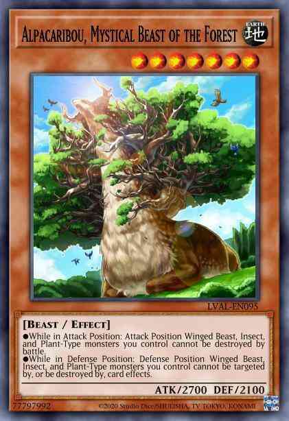 Alpacaribou, Mystical Beast of the Forest - LVAL-EN095 - Common - Unlimited
