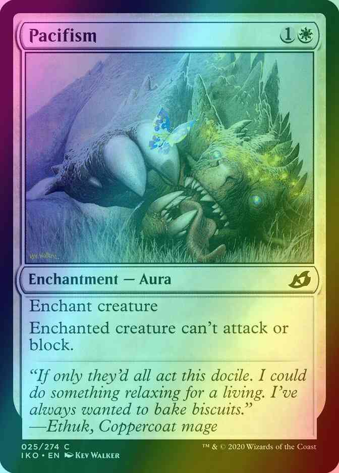 Pacifism [25] [Ikoria: Lair of Behemoths] [Foil]