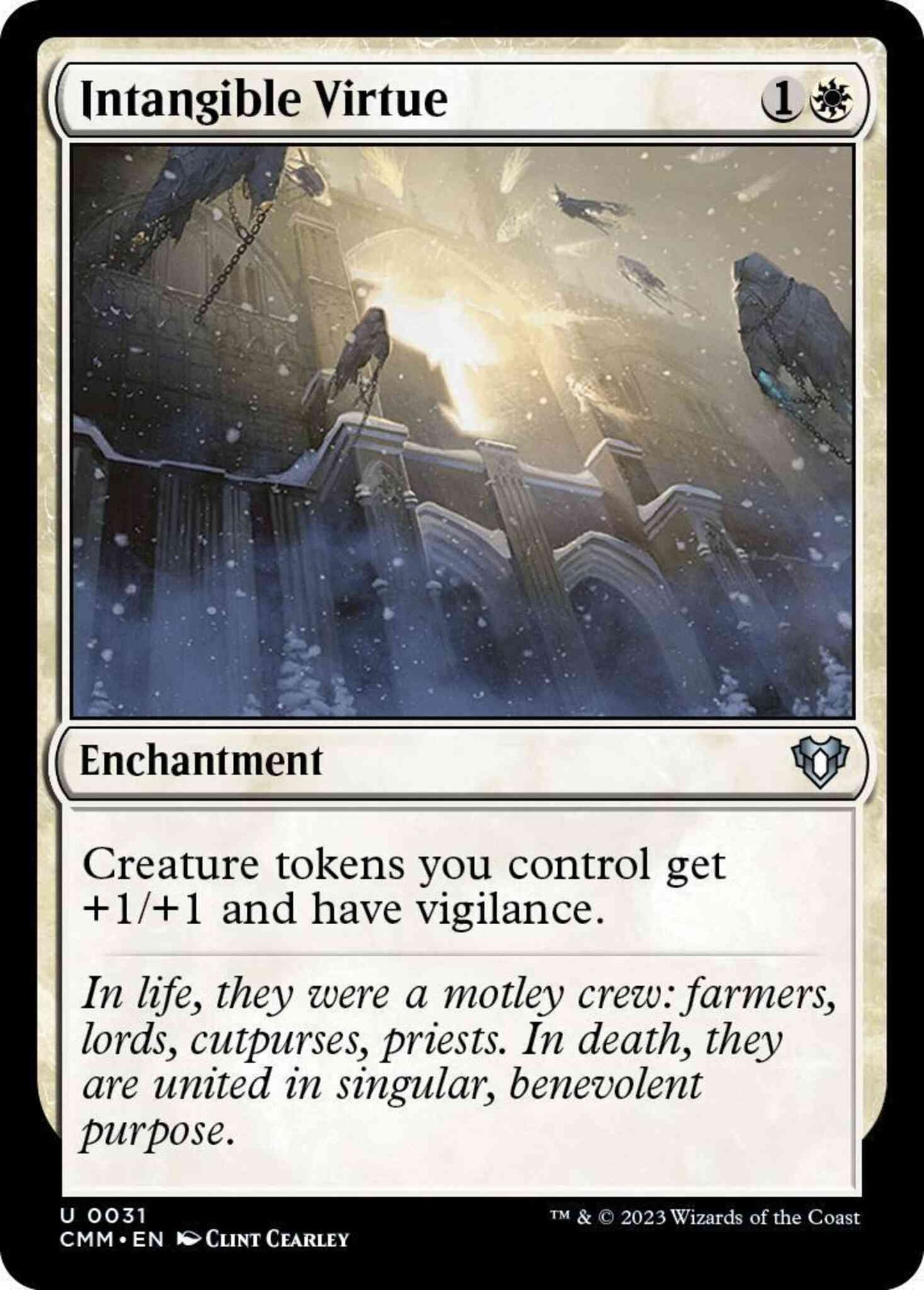 Intangible Virtue [31] [Commander Masters] [Non-Foil]