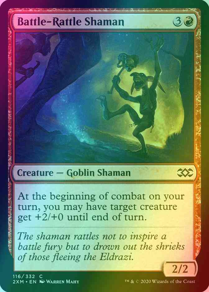 Battle-Rattle Shaman [116] [Double Masters] [Foil]