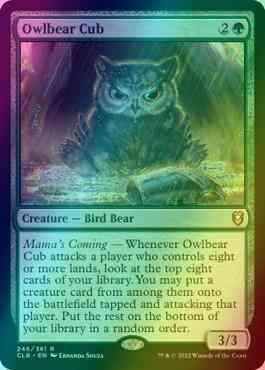 Owlbear Cub [246] [Commander Legends: Battle for Baldur's Gate] [Foil]