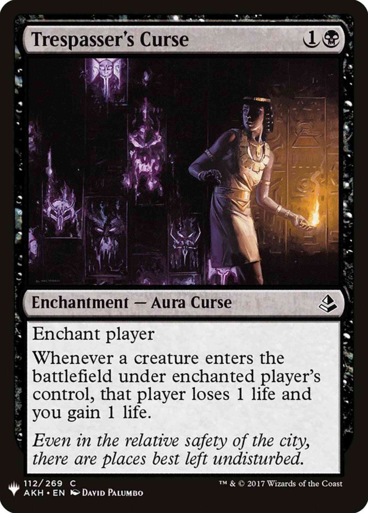 Trespasser's Curse [AKH-112] [The List] [Non-Foil]