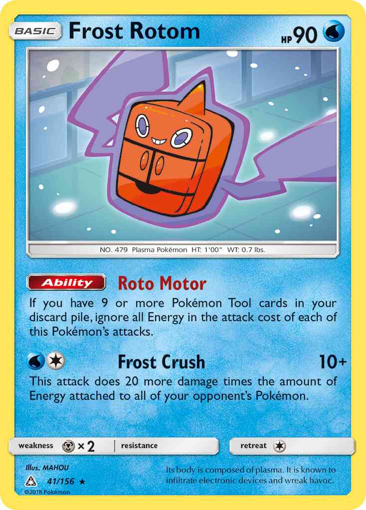 Frost Rotom - 41/156 - Rare [sm5-41] [Reverse Holo]