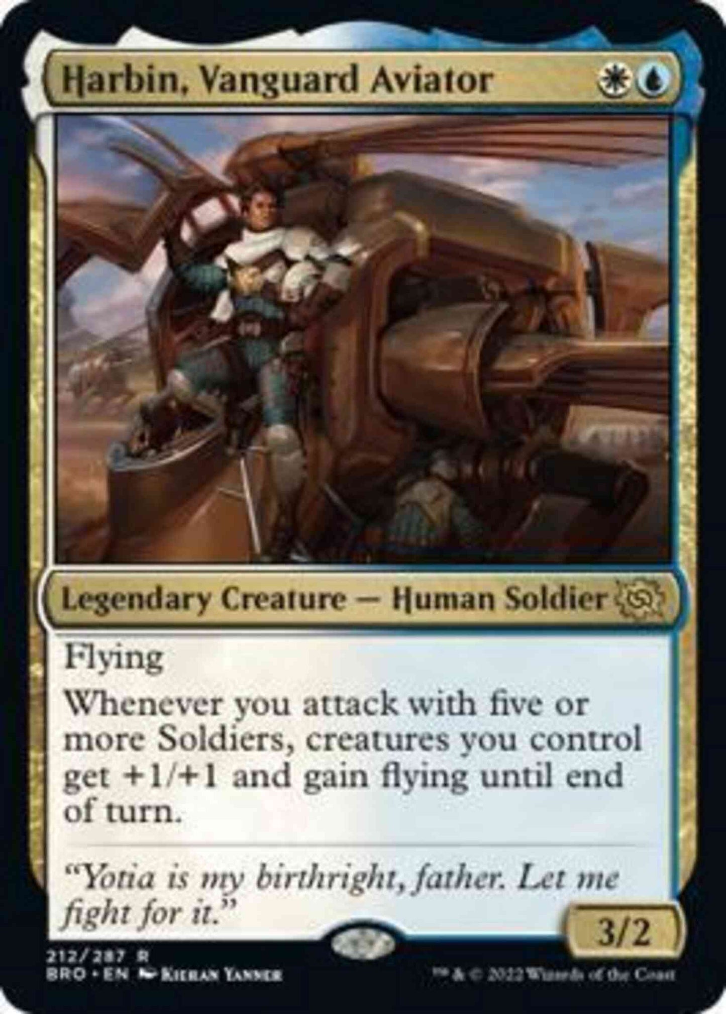 Harbin, Vanguard Aviator [212] [The Brothers' War] [Non-Foil]