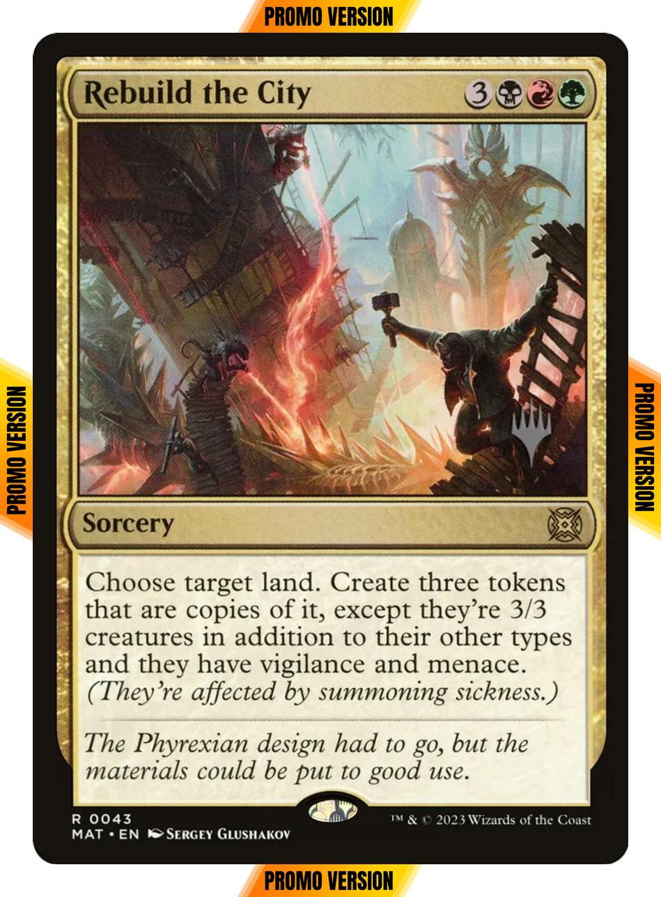 Rebuild the City [43p] [Promo Pack] [March of the Machine: The Aftermath: Promos] [Non-Foil]