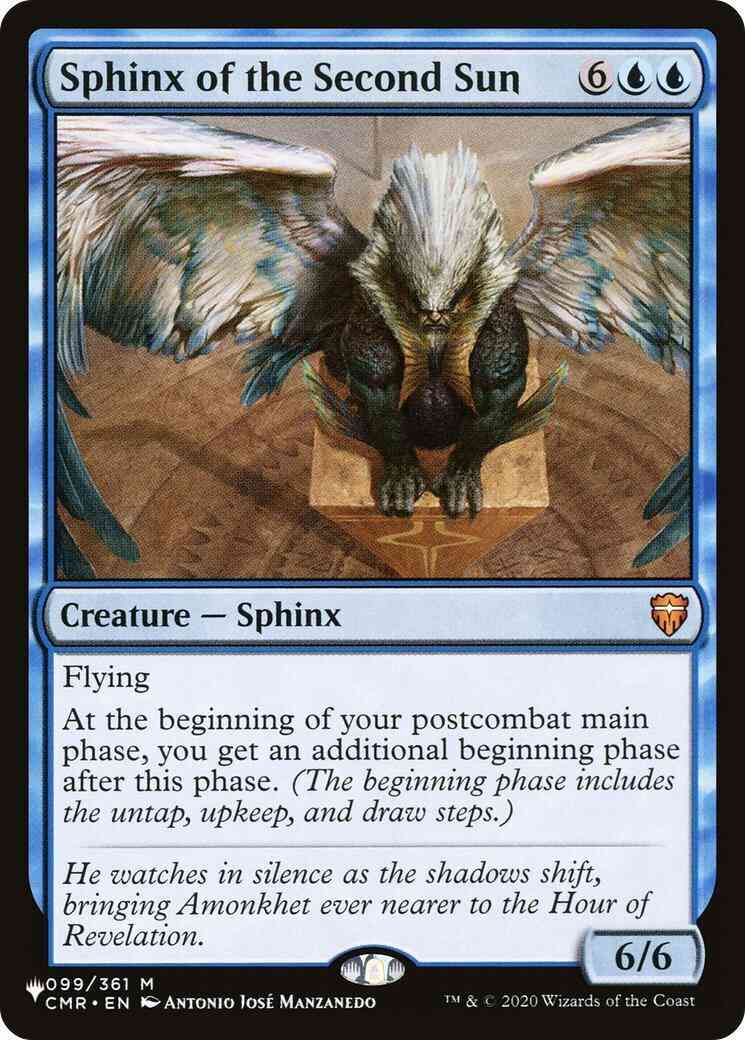Sphinx of the Second Sun [CMR-99] [The List] [Non-Foil]