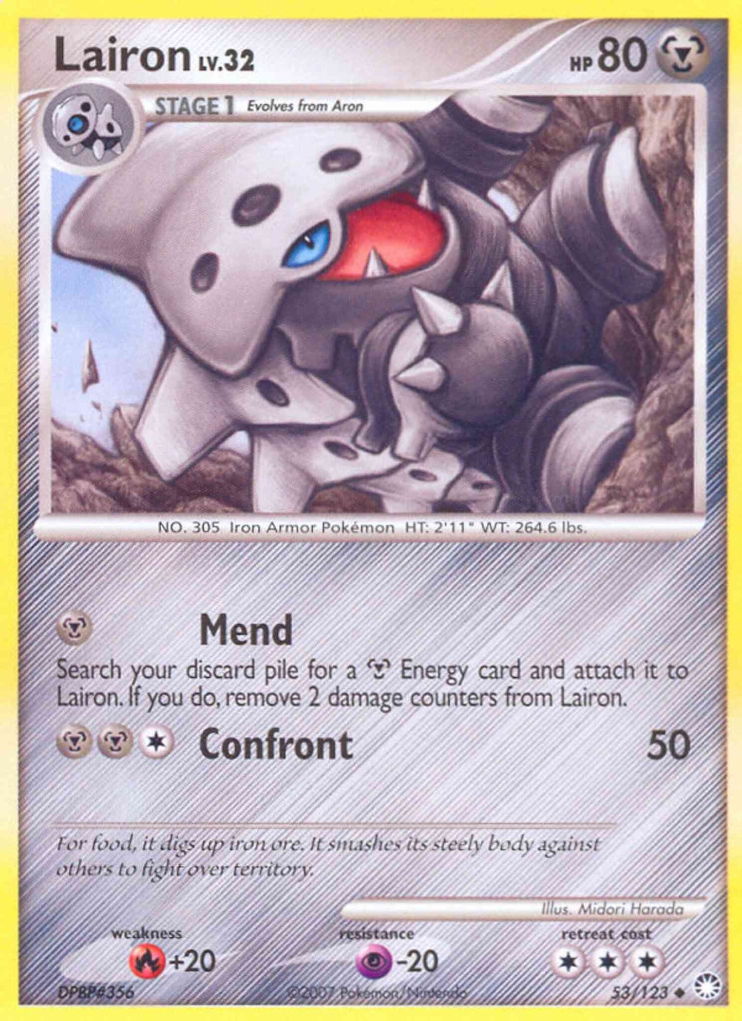 Lairon - 53/123 - Uncommon [dp2-53] [Non-Holo]