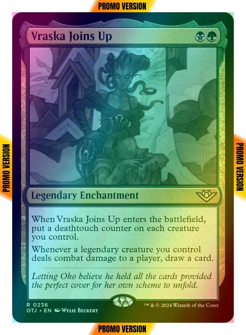 Vraska Joins Up [236p] [Promo Pack] [Outlaws of Thunder Junction: Promos] [Foil]