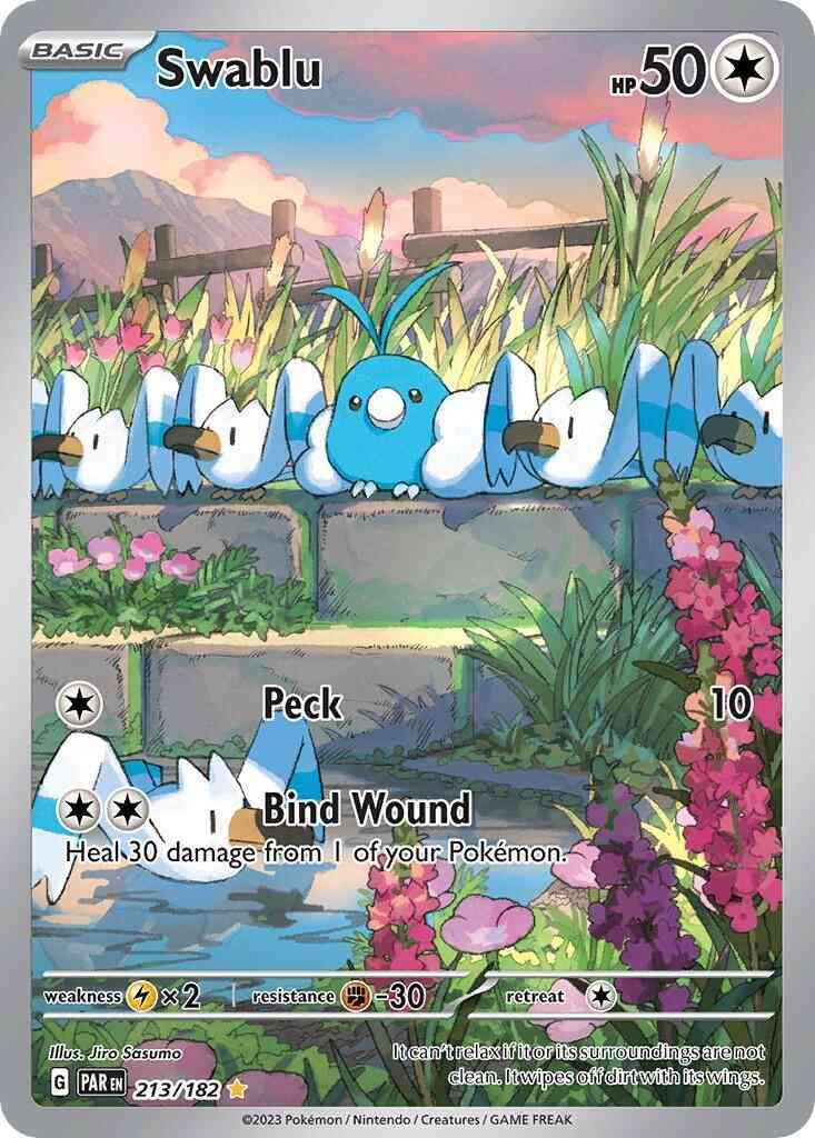 Swablu - 213/182 - Illustration Rare [sv04-213] [Ultra]