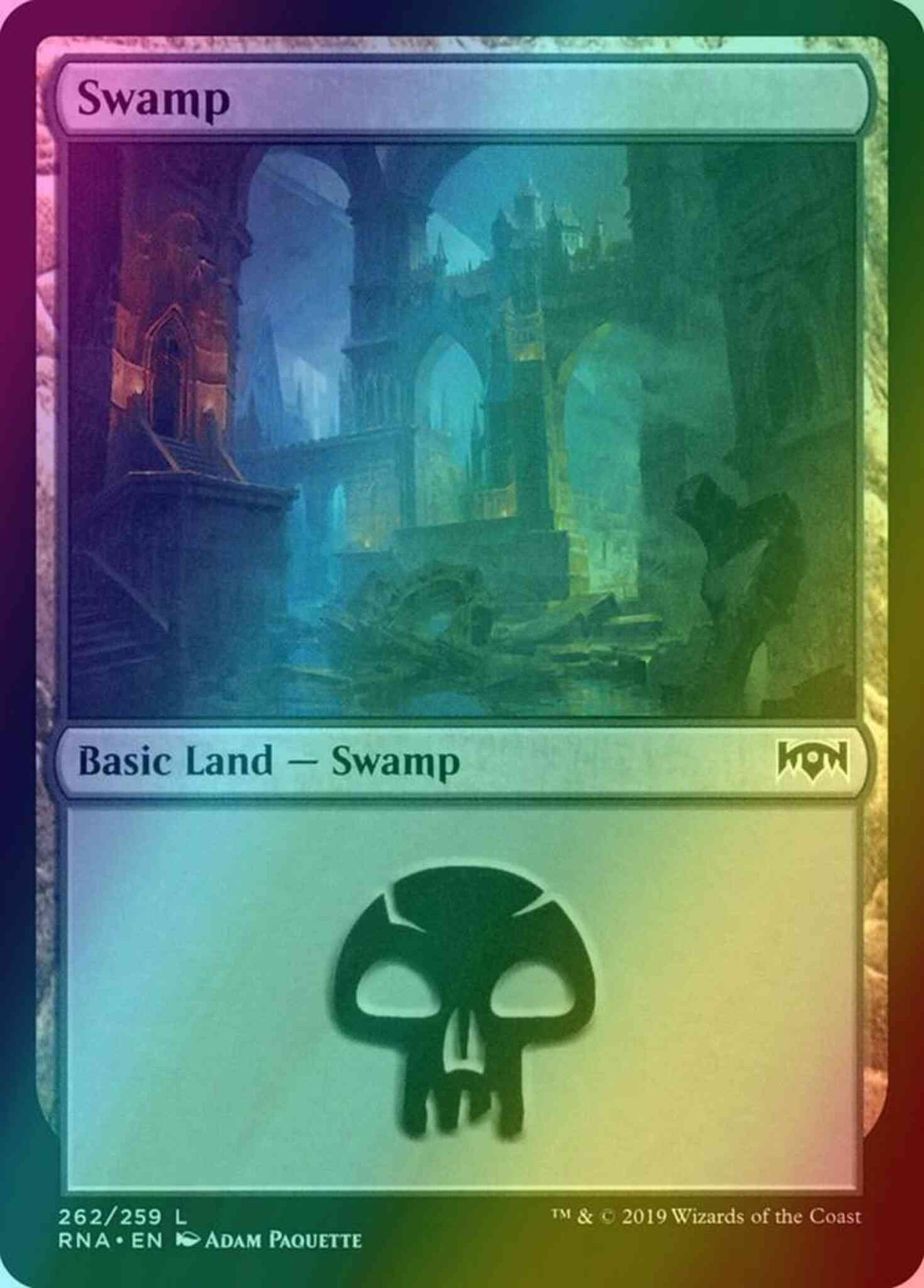Swamp [262] [Ravnica Allegiance] [Foil]