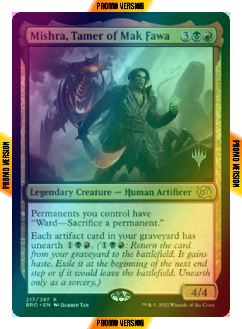 Mishra, Tamer of Mak Fawa [217p] [Promo Pack] [The Brothers' War: Promos] [Foil]