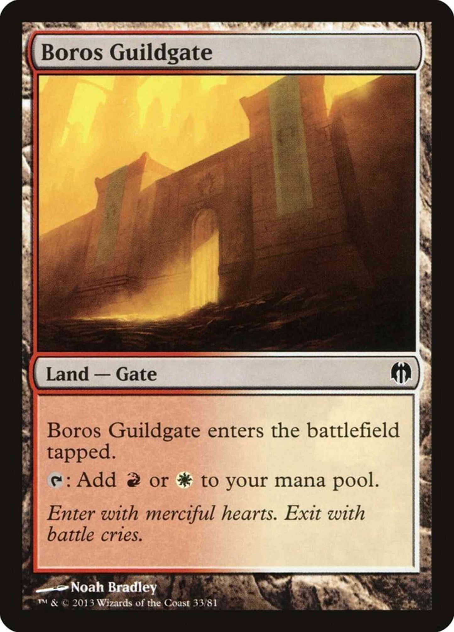 Boros Guildgate [33] [Duel Decks Heroes vs Monsters] [Non-Foil]