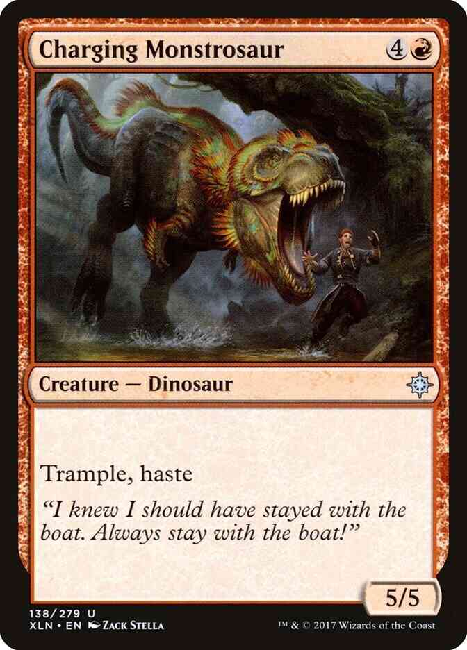 Charging Monstrosaur [138] [Ixalan] [Non-Foil]