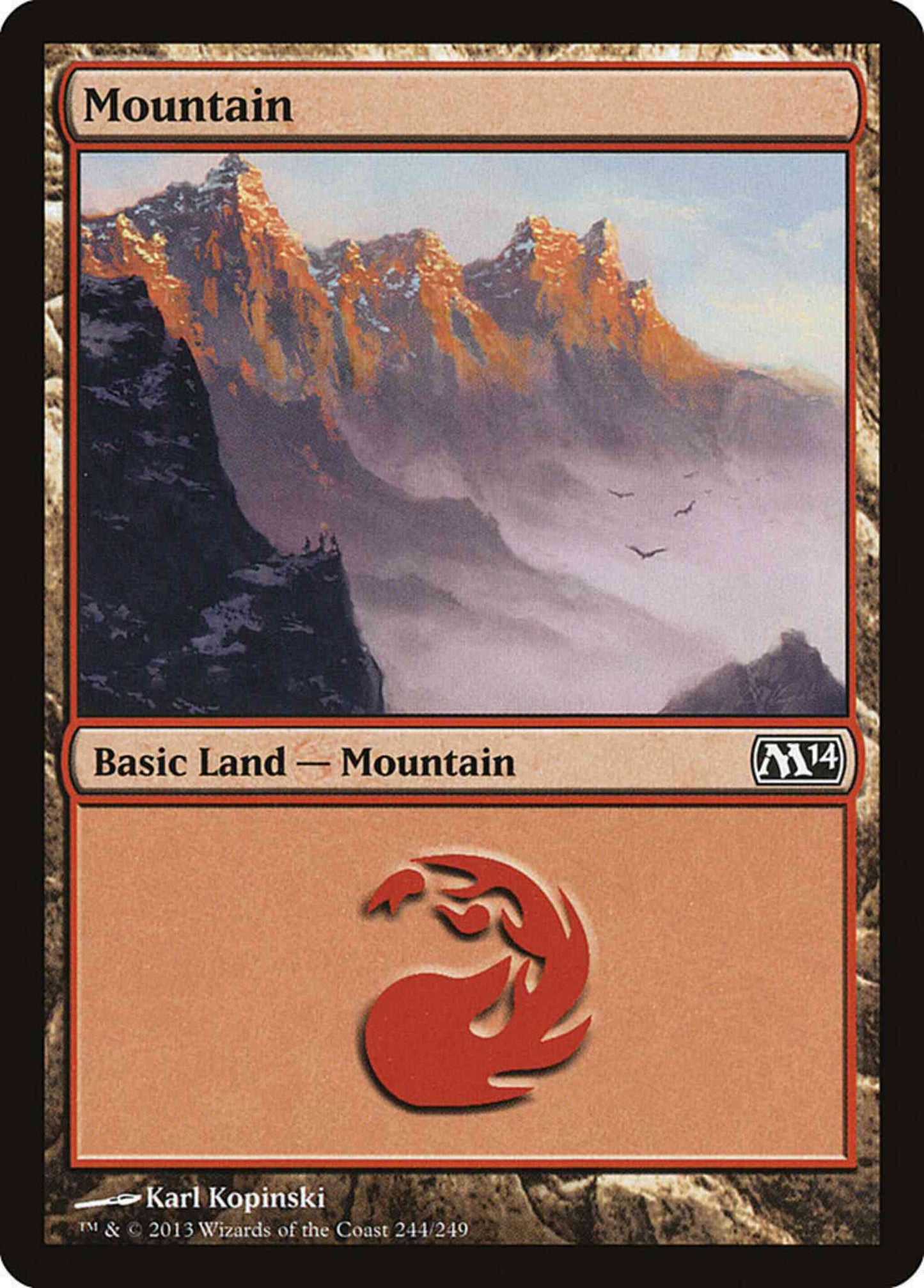 Mountain [244] [Magic 2014] [Non-Foil]