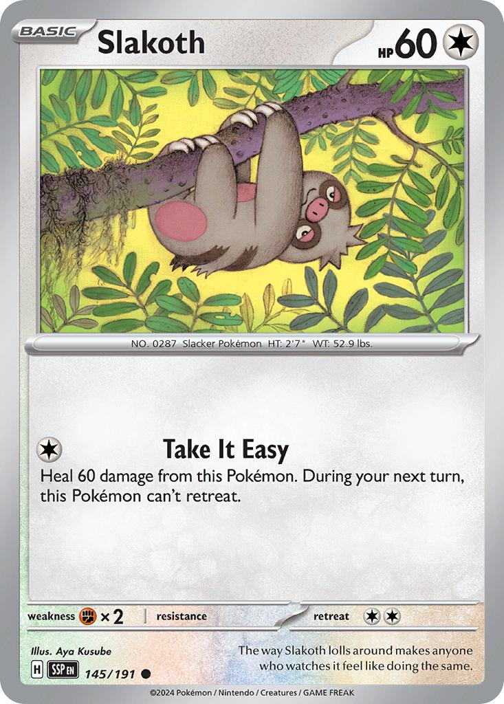 Slakoth - 145/191 - Common [sv08-145] [Non-Holo]