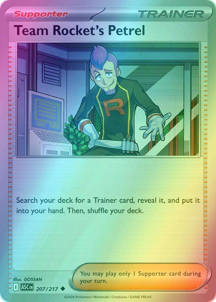 Team Rocket's Petrel - 207/217 - Uncommon [me025-207] [Reverse Holo]