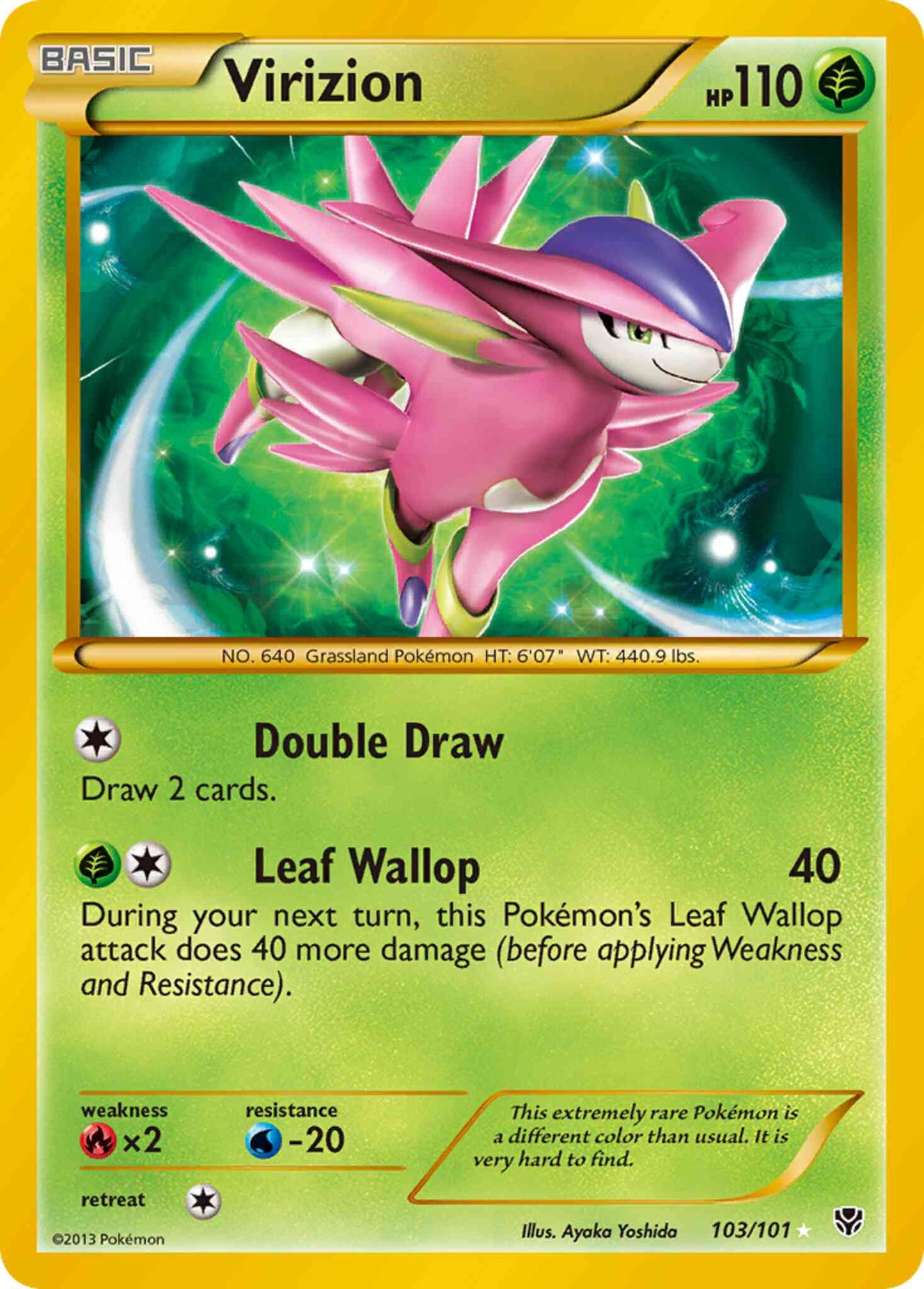 Virizion - 103/101 - Rare Holo [bw10-103] [Holo]