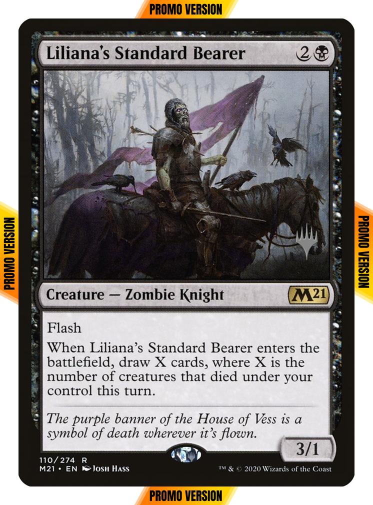 Liliana's Standard Bearer [Promo Pack] [110p] [Core Set 2021 Promos] [Foil]