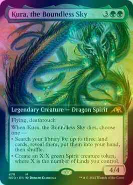 Kura, the Boundless Sky [478] [Extended Art] [Kamigawa: Neon Dynasty] [Foil]