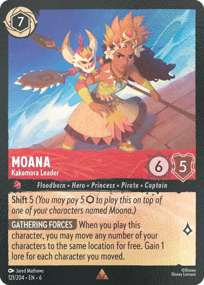 Moana - Kakamora Leader - 121/204 [Azurite Sea] [Cold Foil]