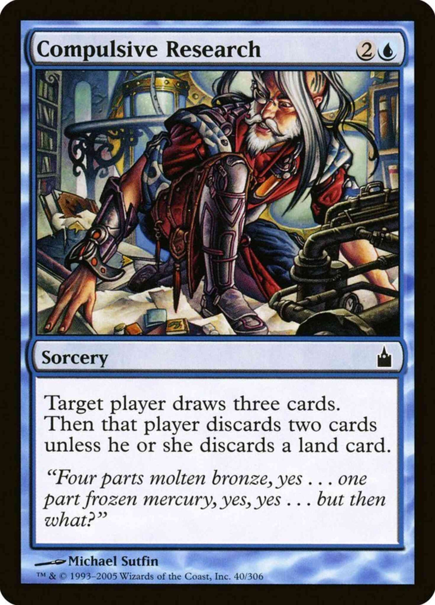 Compulsive Research [40] [Ravnica City Of Guilds] [Non-Foil]