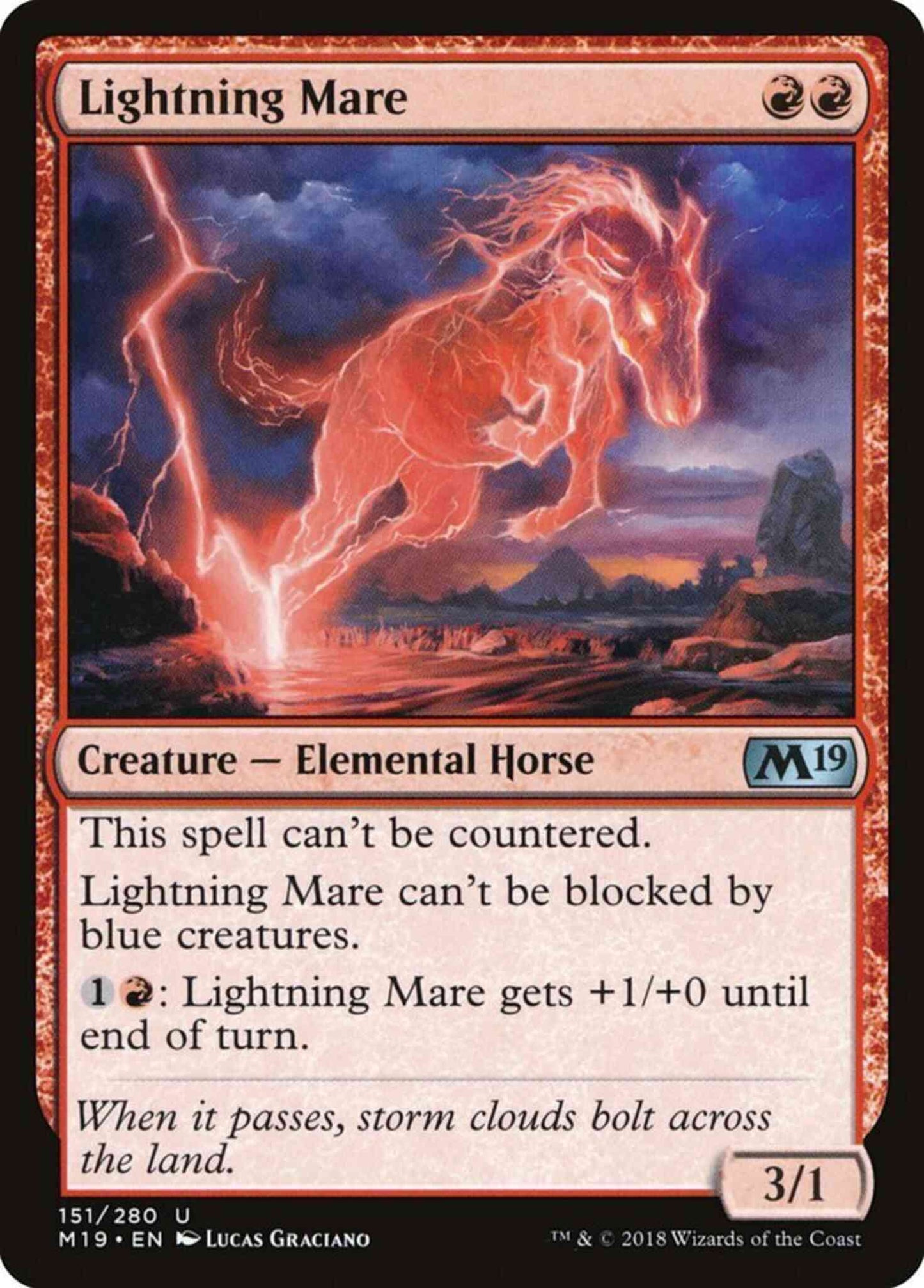 Lightning Mare [151] [Core Set 2019] [Non-Foil]