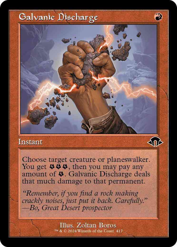 Galvanic Discharge [417] [Retro Frame] [Modern Horizons 3] [Non-Foil]