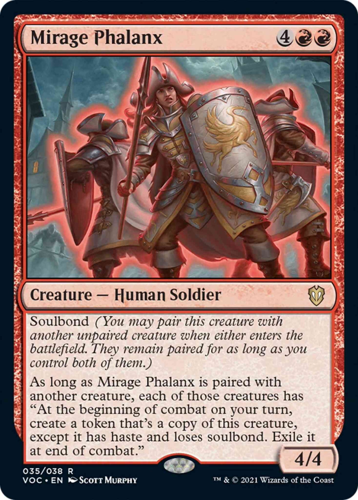 Mirage Phalanx [35] [Innistrad: Crimson Vow: Commander] [Non-Foil]
