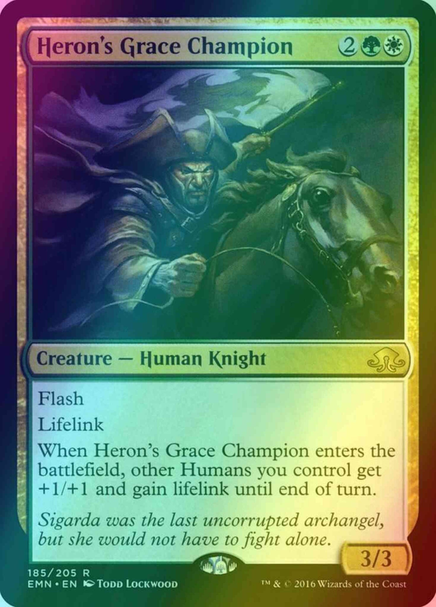 Heron's Grace Champion [185] [Eldritch Moon] [Foil]