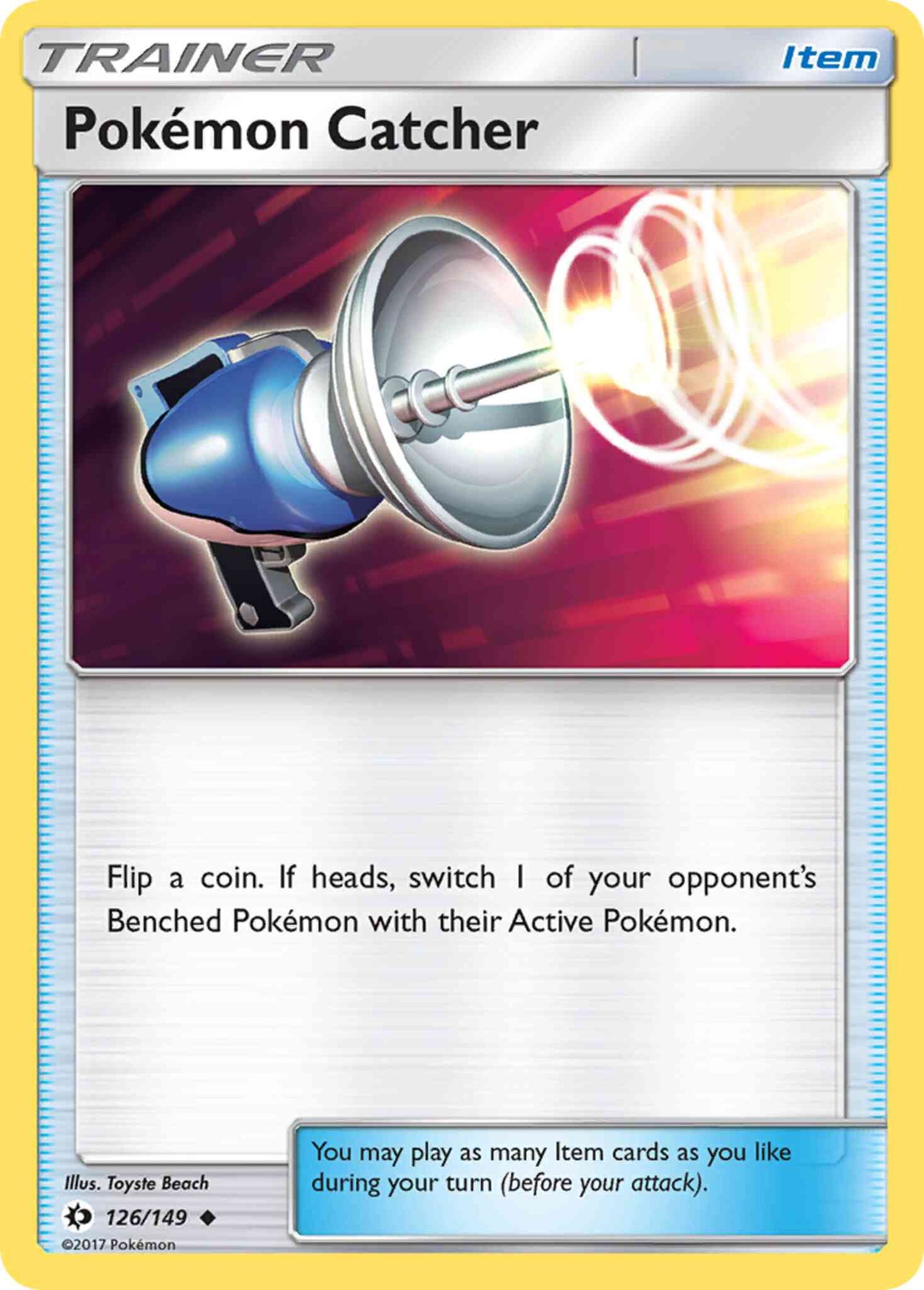 Pokémon Catcher - 126/149 - Uncommon [sm1-126] [Non-Holo]