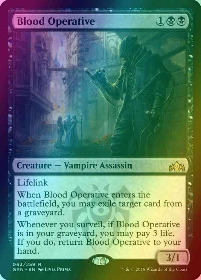 Blood Operative [63] [Guilds of Ravnica] [Foil]