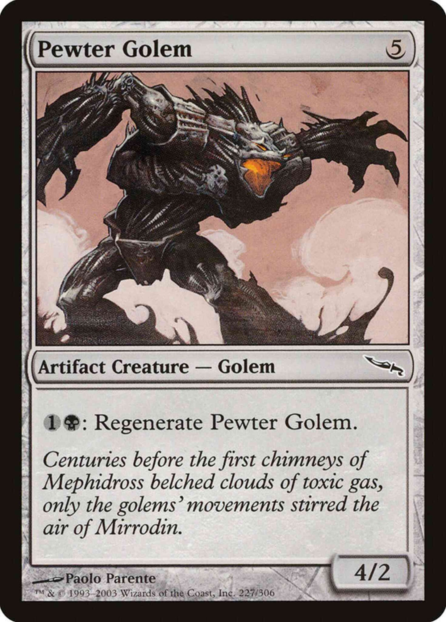 Pewter Golem [227] [Mirrodin] [Non-Foil]