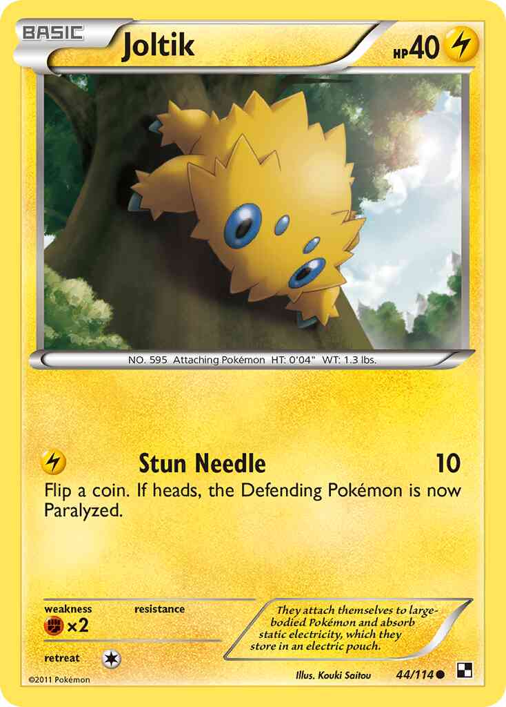 Joltik - 44/114 - Common [bw1-44] [Non-Holo]