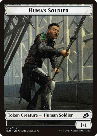 Human Soldier Token (04) // Zombie Token (09) [IKO/C20 Set Symbol] [Challenger Deck 2021 Tokens] [Non-Foil]