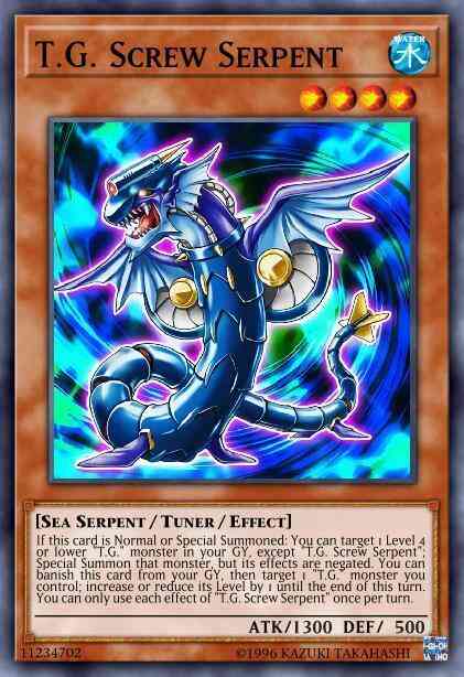 T.G. Screw Serpent - SAST-EN009 - Rare - 1st Edition