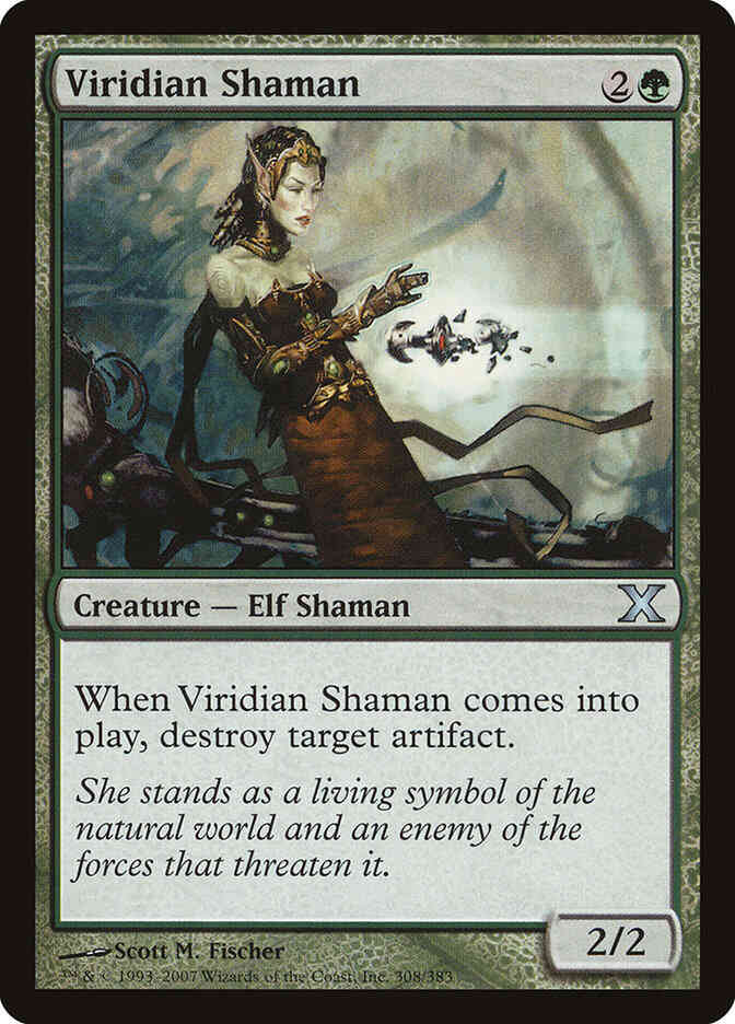 Viridian Shaman [308] [Tenth Edition] [Non-Foil]