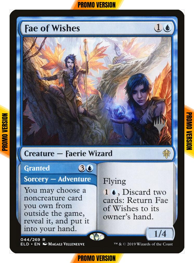 Fae of Wishes // Granted [44p] [Promo Pack] [Throne of Eldraine Promos] [Non-Foil]