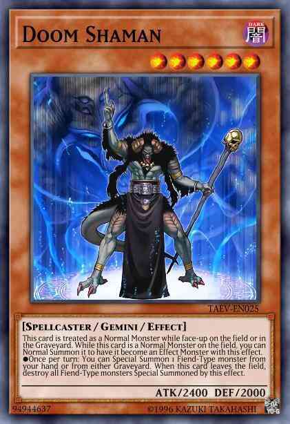 Doom Shaman - TAEV-EN025 - Super Rare - Unlimited