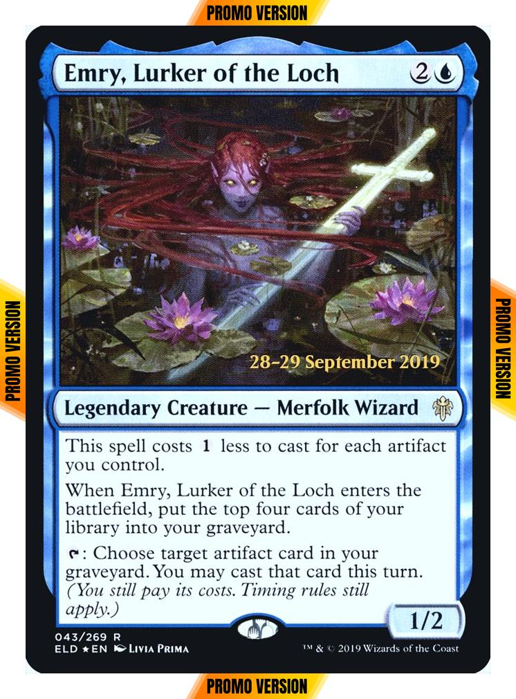 Emry, Lurker of the Loch [43s] [Throne of Eldraine Promos] [Foil]