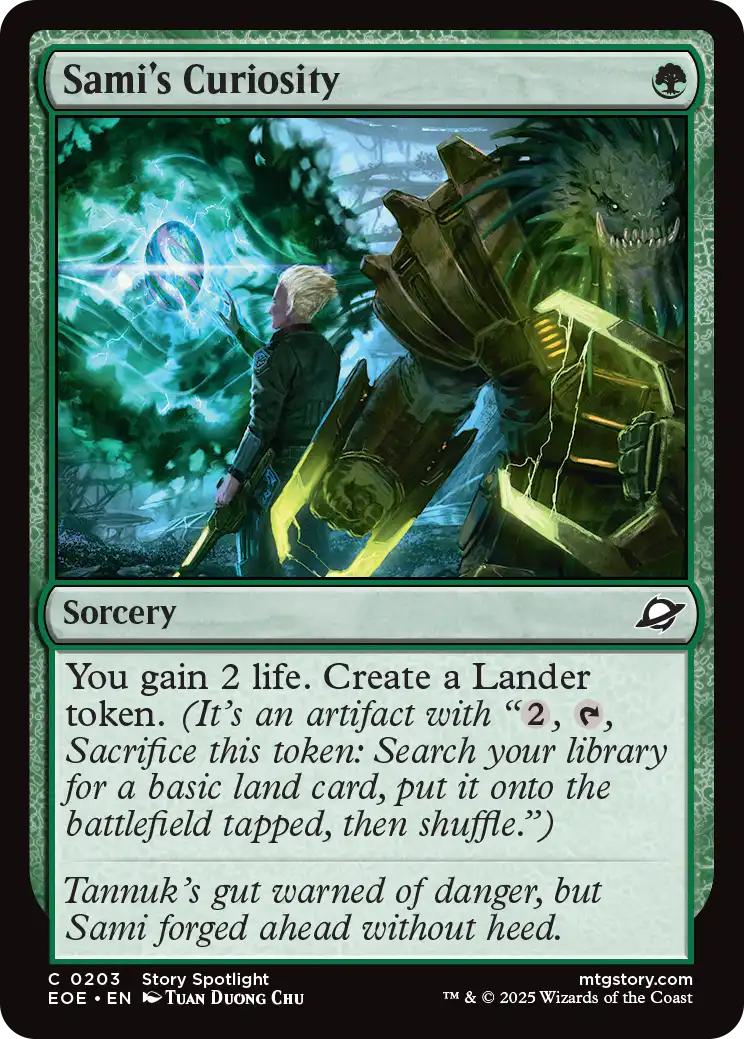 Sami's Curiosity [203] [Edge of Eternities] [Non-Foil]