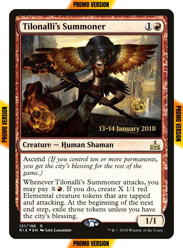 Tilonalli's Summoner [121s] [Rivals of Ixalan Promos] [Foil]