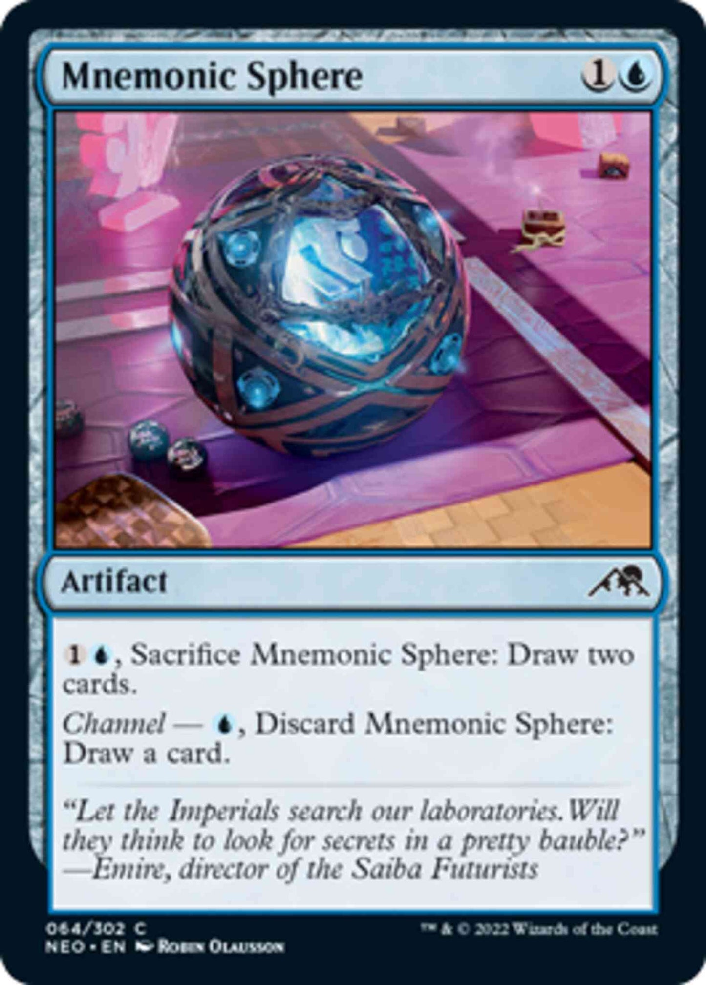 Mnemonic Sphere [64] [Kamigawa: Neon Dynasty] [Non-Foil]