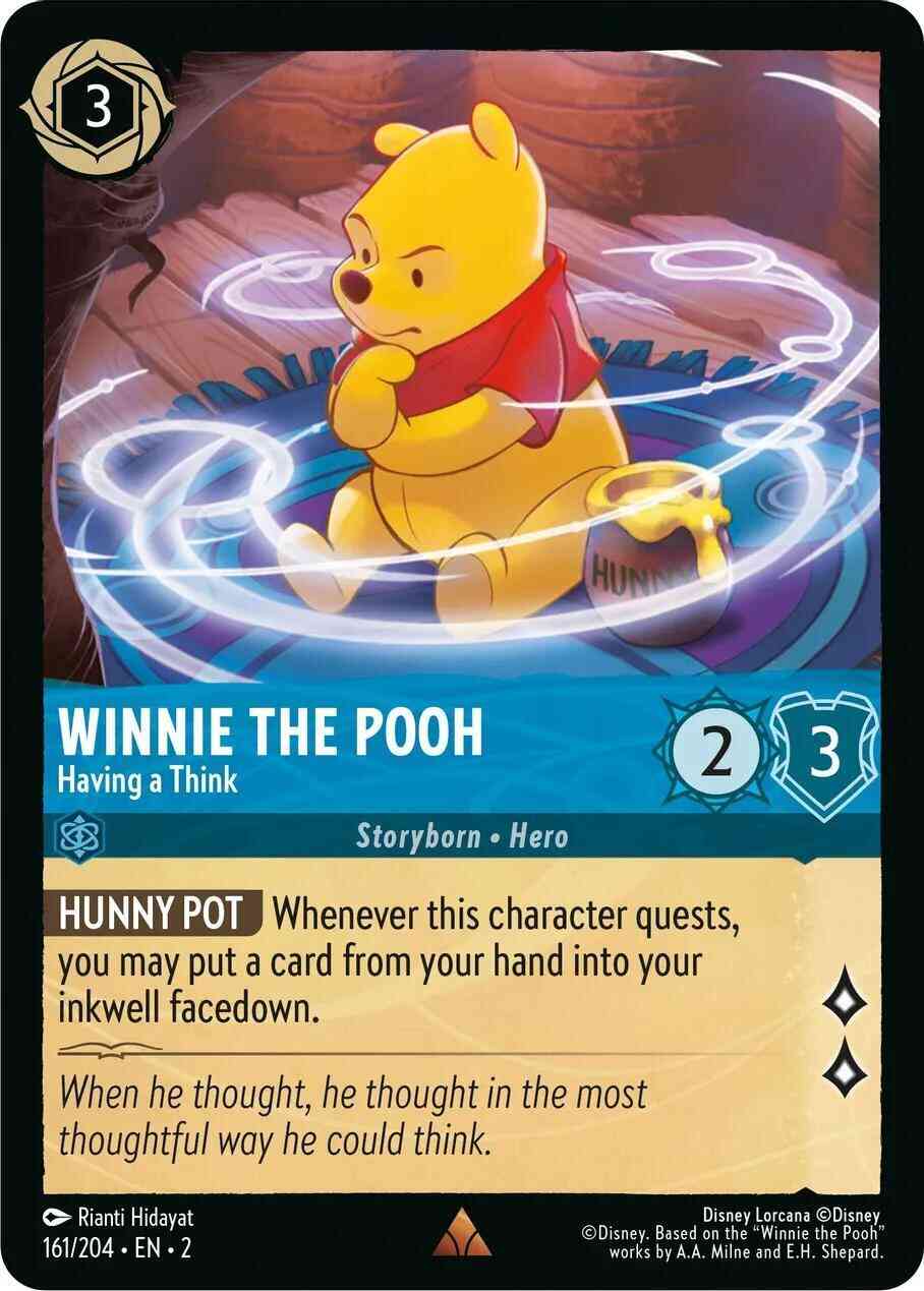 Winnie the Pooh - Having a Think - 161/204 [Rise Of The Floodborn] [Cold Foil]