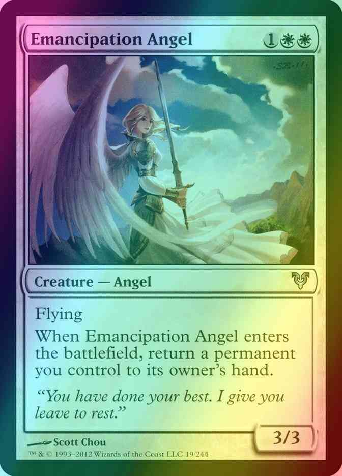 Emancipation Angel [19] [Avacyn Restored] [Foil]